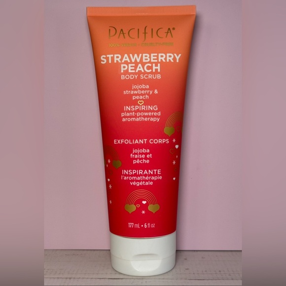 Pacifica Other - Pacifica strawberry peach body scrub 6 fl oz NEW